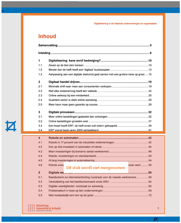 Pdf bijsnijden met Comax Split & Merge